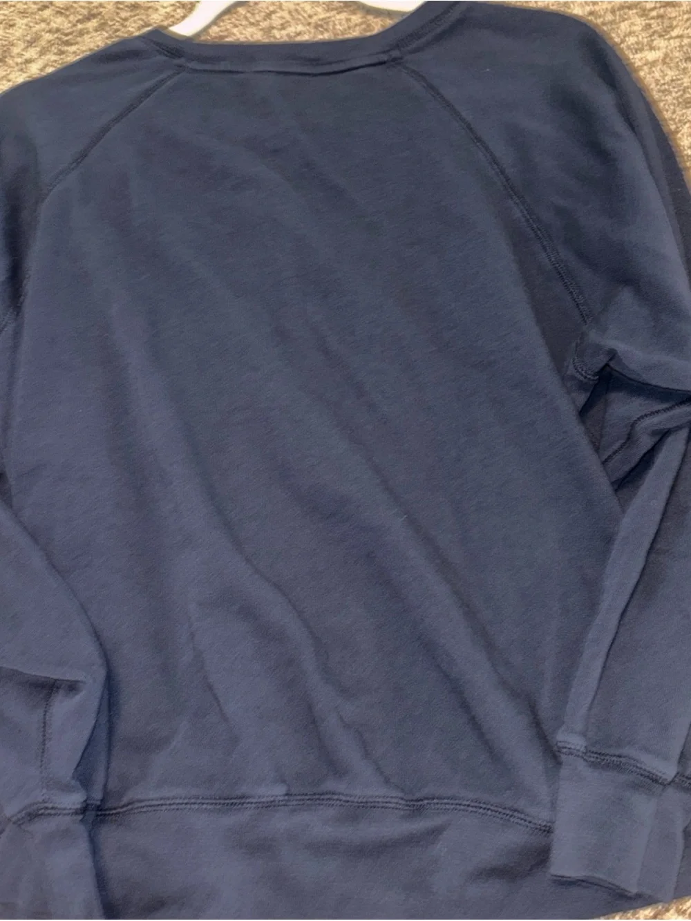 J. Crew Navy Sweatshirt with Black Stars